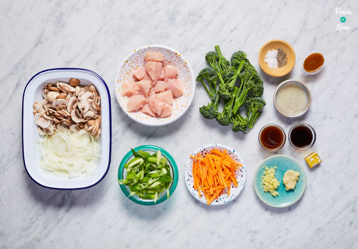 Chinese Chicken and Broccoli - Pinch of Nom Slimming Recipes