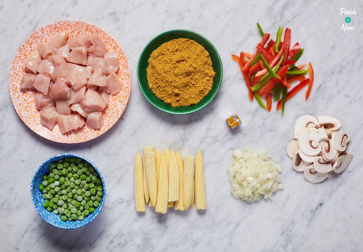 Chinese Chicken Curry - Pinch of Nom Slimming Recipes