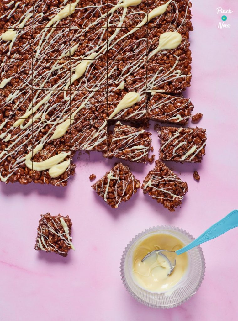 Chocolate Rice Crispy Bites - Pinch of Nom Slimming Recipes