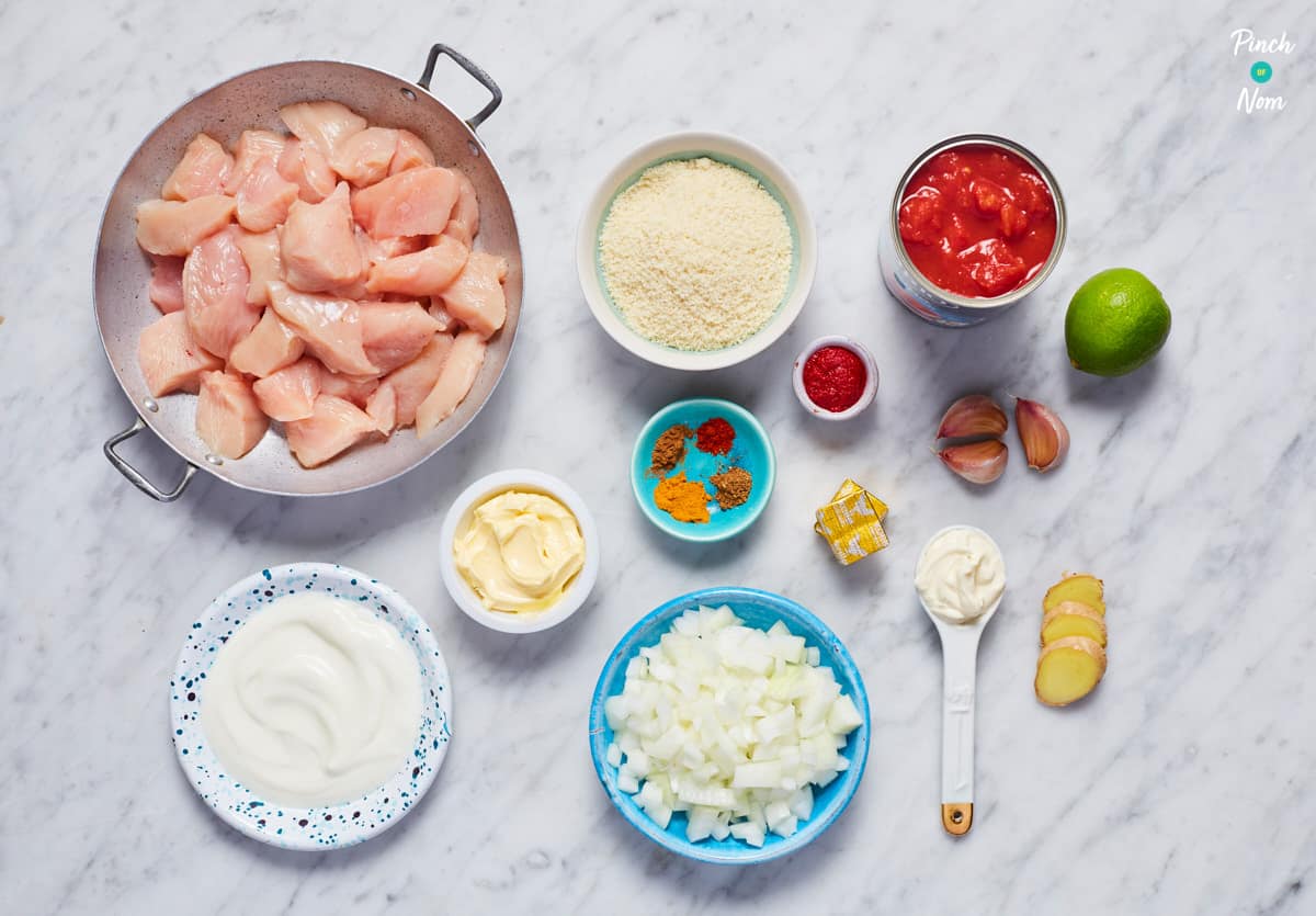 Creamy Butter Chicken - Pinch of Nom Slimming Recipes
