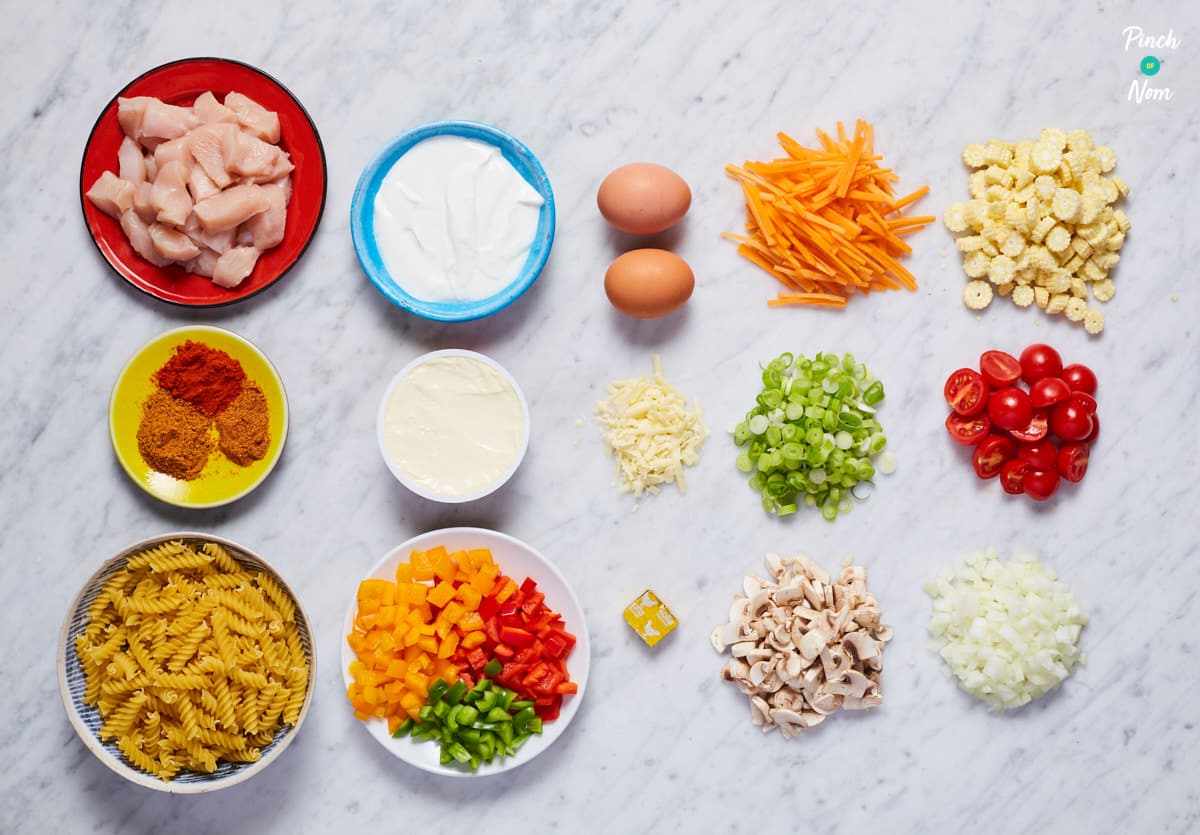 Creamy Cajun Chicken Pasta - Pinch of Nom Slimming Recipes