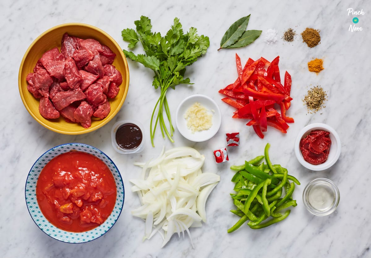 Cuban Beef (Ropa Vieja) - Pinch of Nom Slimming Recipes