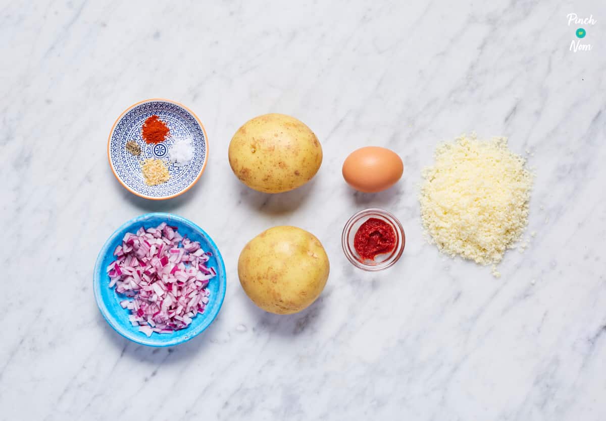 Hash Brown Pizza - Pinch of Nom Slimming Recipes