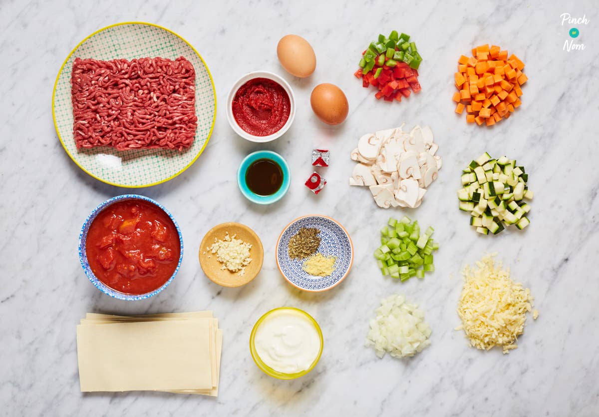 Lasagne - Pinch of Nom Slimming Recipes