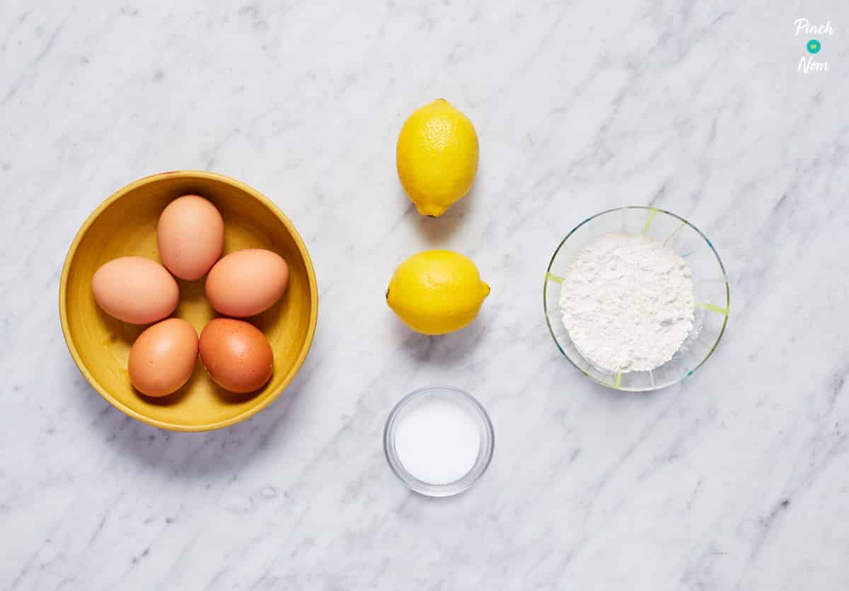 Lemon Drizzle Cake - Pinch of Nom Slimming Recipes