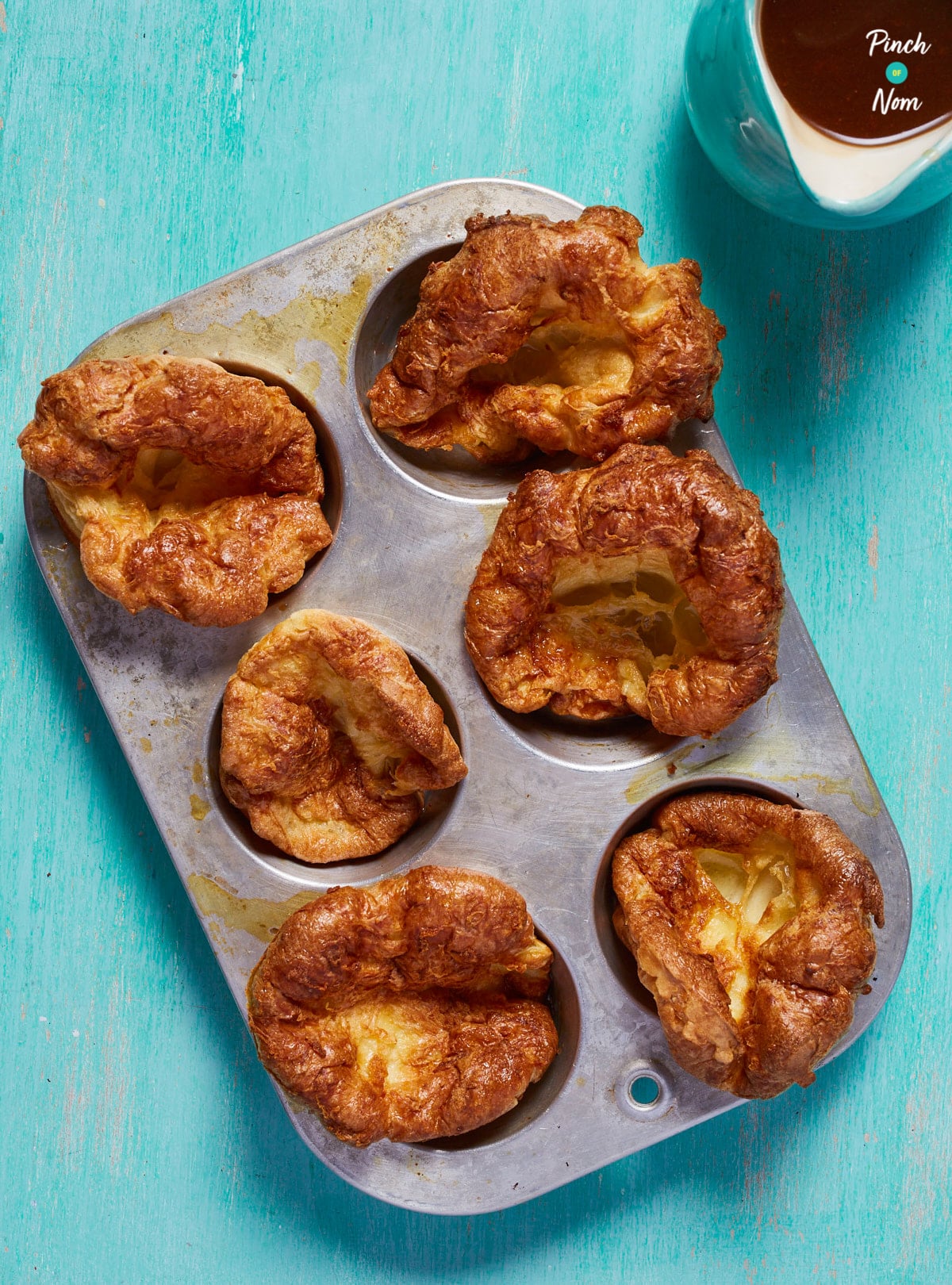 Lighter Yorkshire Puddings pinchofnom.com