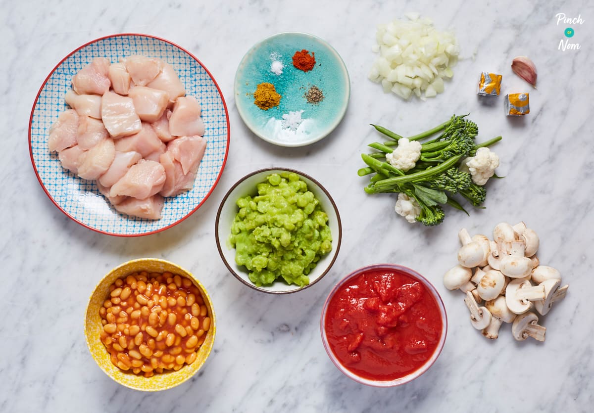 Mushy Pea Curry - Pinch of Nom Slimming Recipes