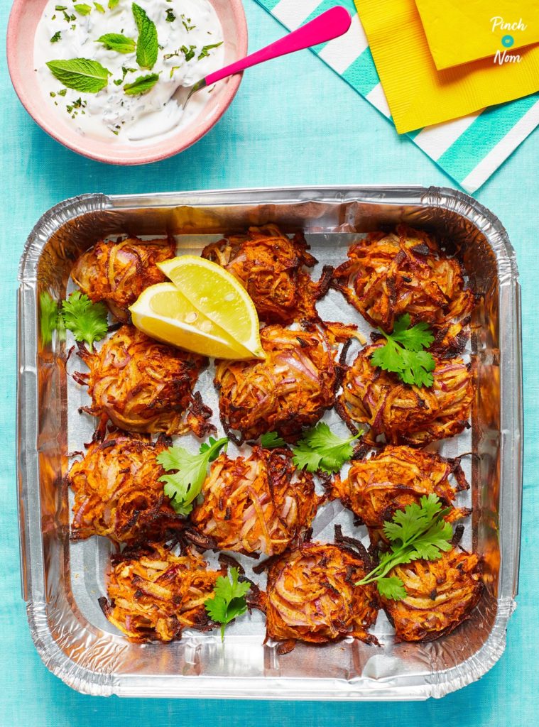 Onion Bhajis - Pinch of Nom Slimming Recipes
