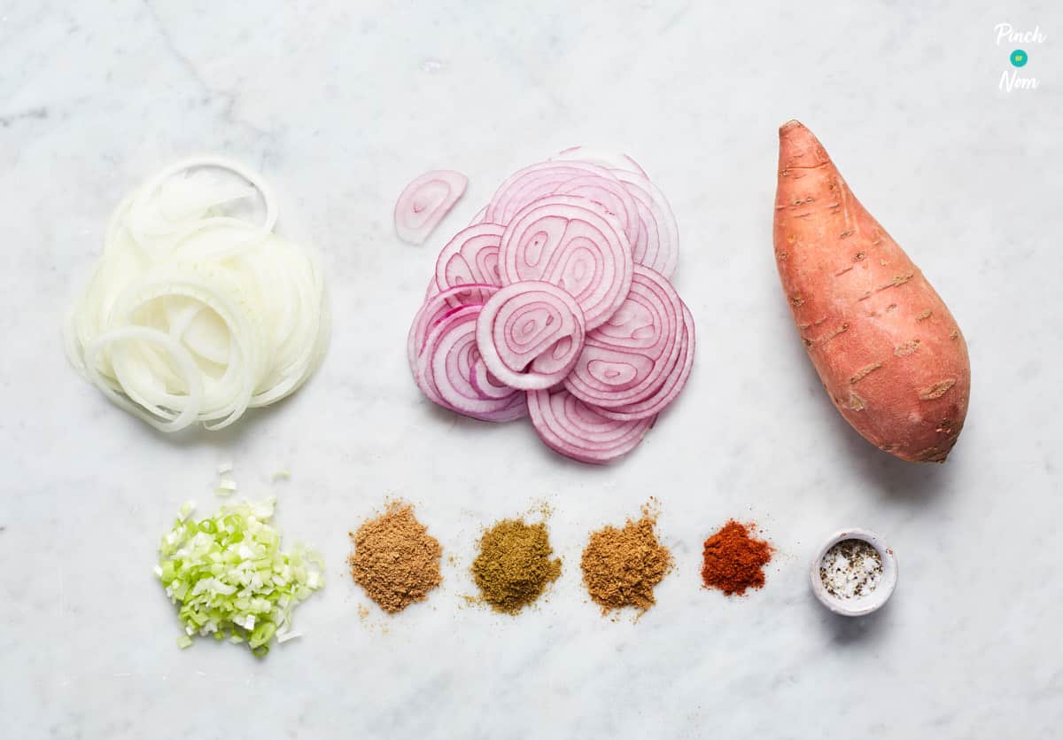 Sweet Potato Pakoras - Pinch of Nom Slimming Recipes