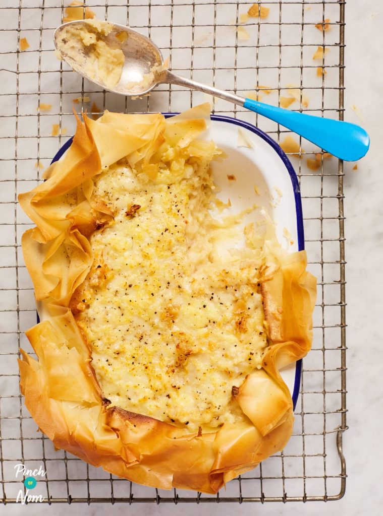 Cheese, Onion and Potato Pie - Pinch of Nom Slimming Recipes