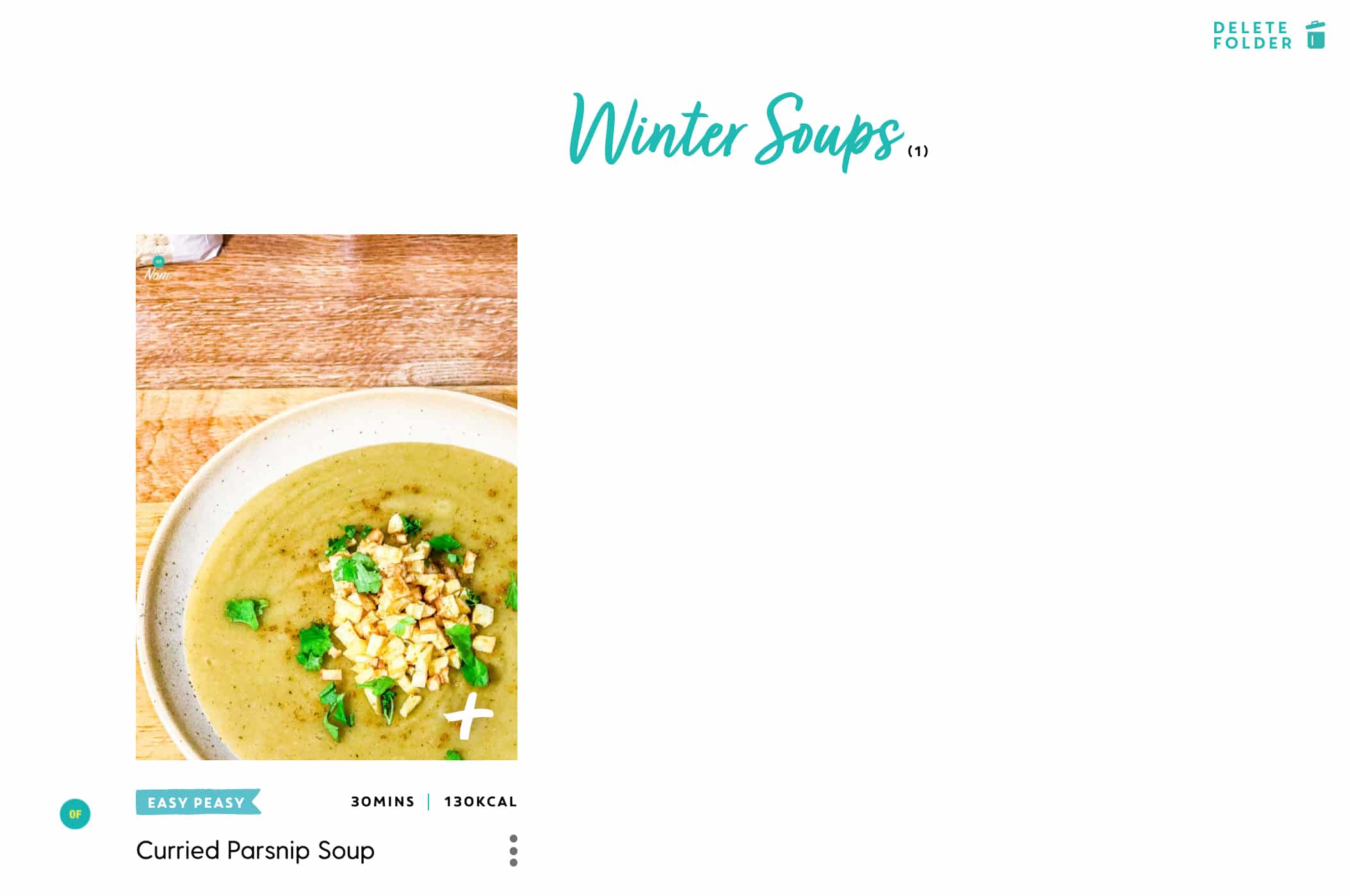 How to organise your saved recipes into folders - Pinch of Nom