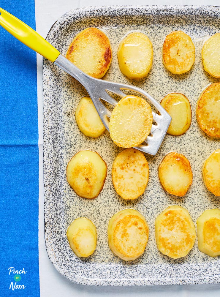 Fondant Potatoes - Pinch of Nom Slimming Recipes