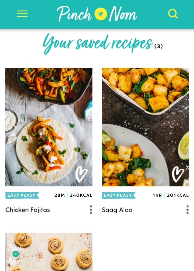 How To Save Your Favourite Recipes - Pinch Of Nom