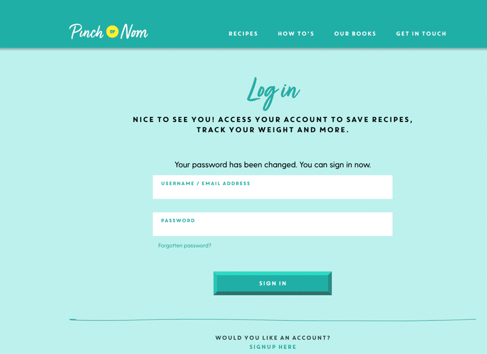 How to sign up and sign in to the website