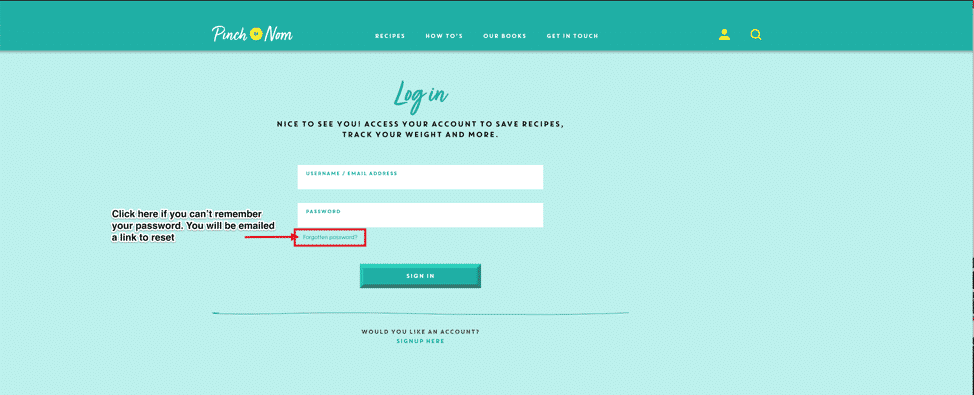 How to sign up and sign in to the website