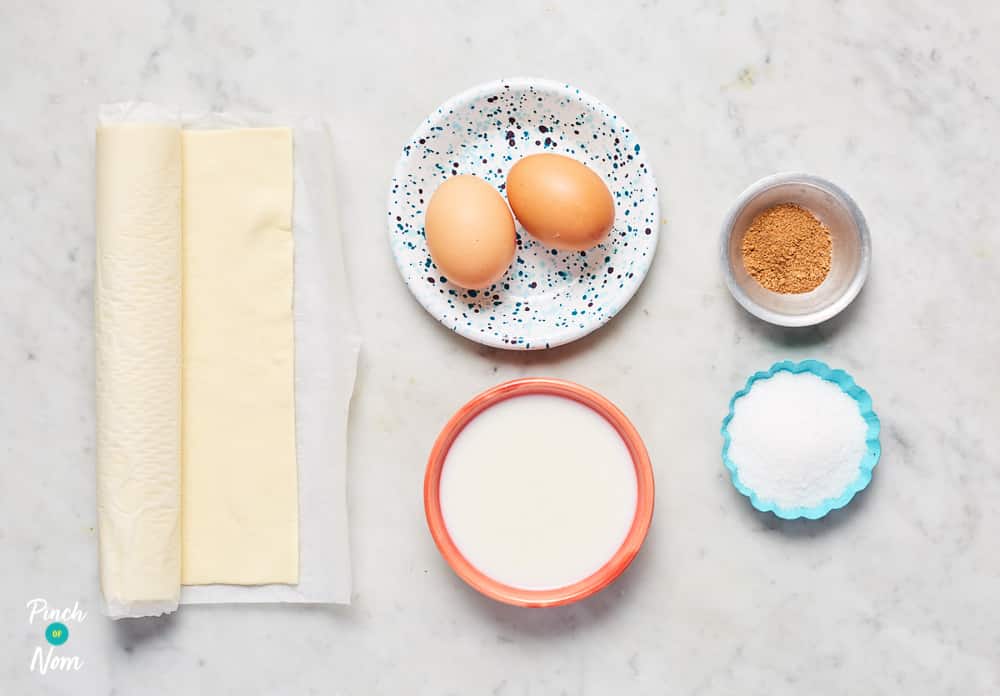 Portuguese Custard Tarts - Pinch of Nom Slimming Recipes