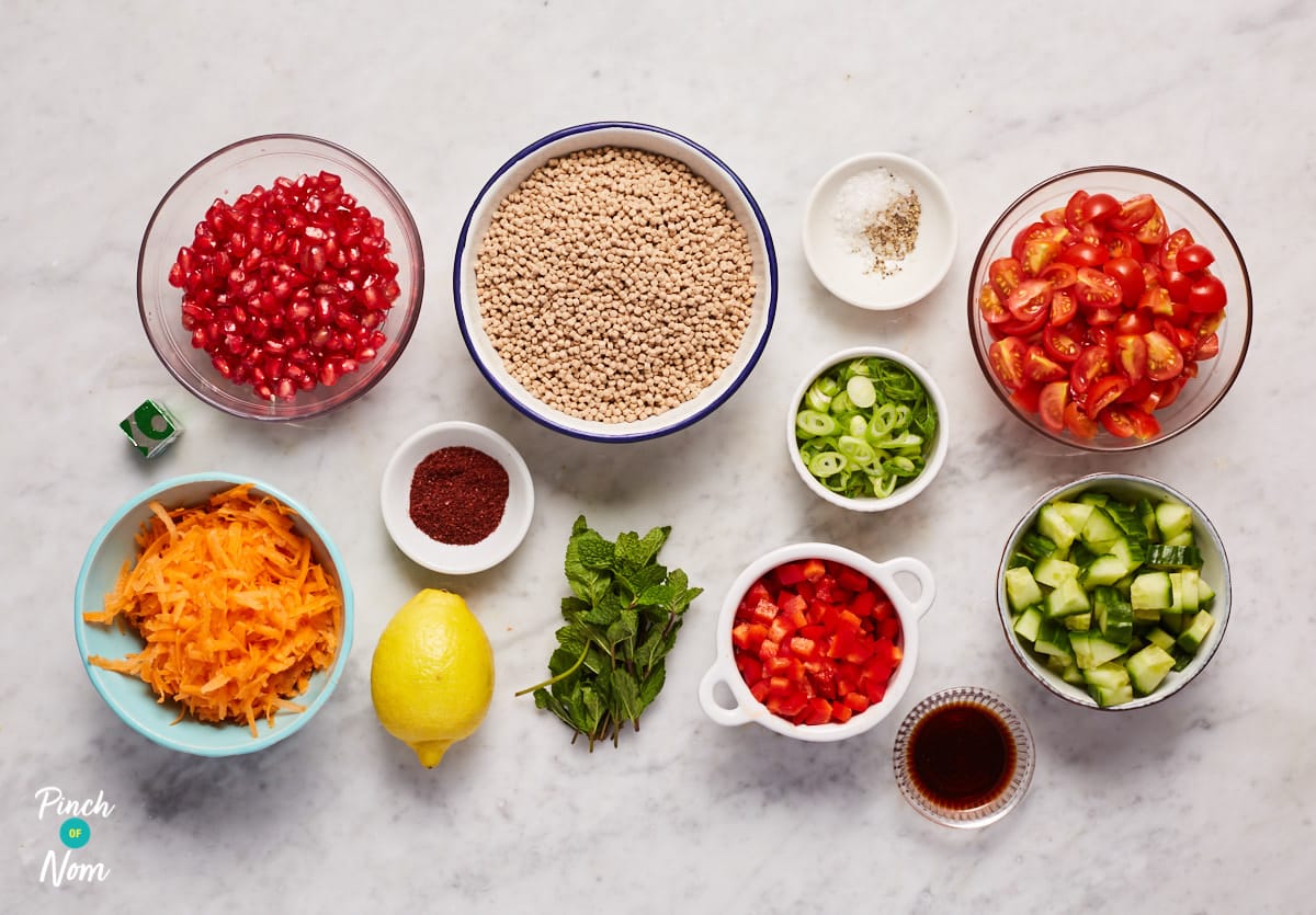 Jewelled Giant Couscous - Pinch of Nom Slimming Recipes