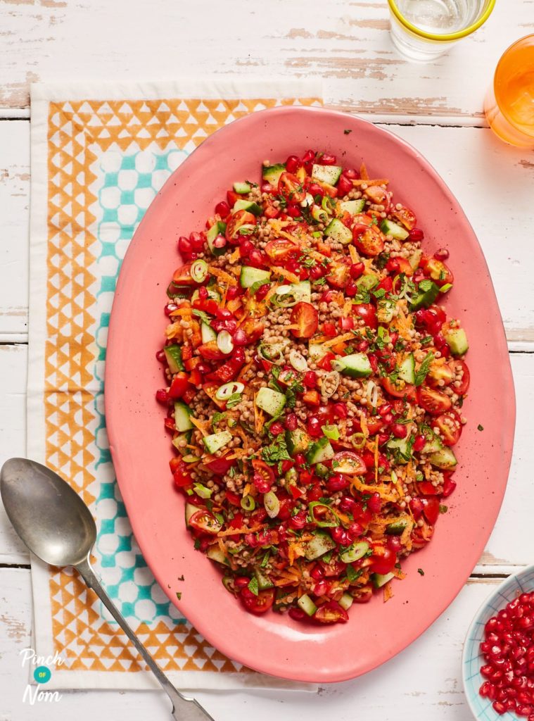 Jewelled Giant Couscous - Pinch of Nom Slimming Recipes