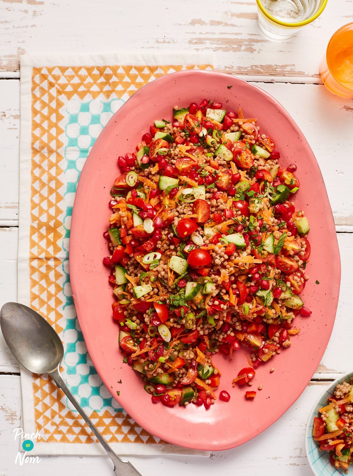 Jewelled Giant Couscous - Pinch of Nom Slimming Recipes