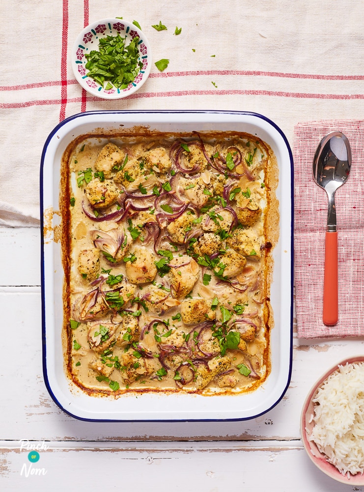 Oven Baked Chicken Pasanda - Pinch of Nom Slimming Recipes
