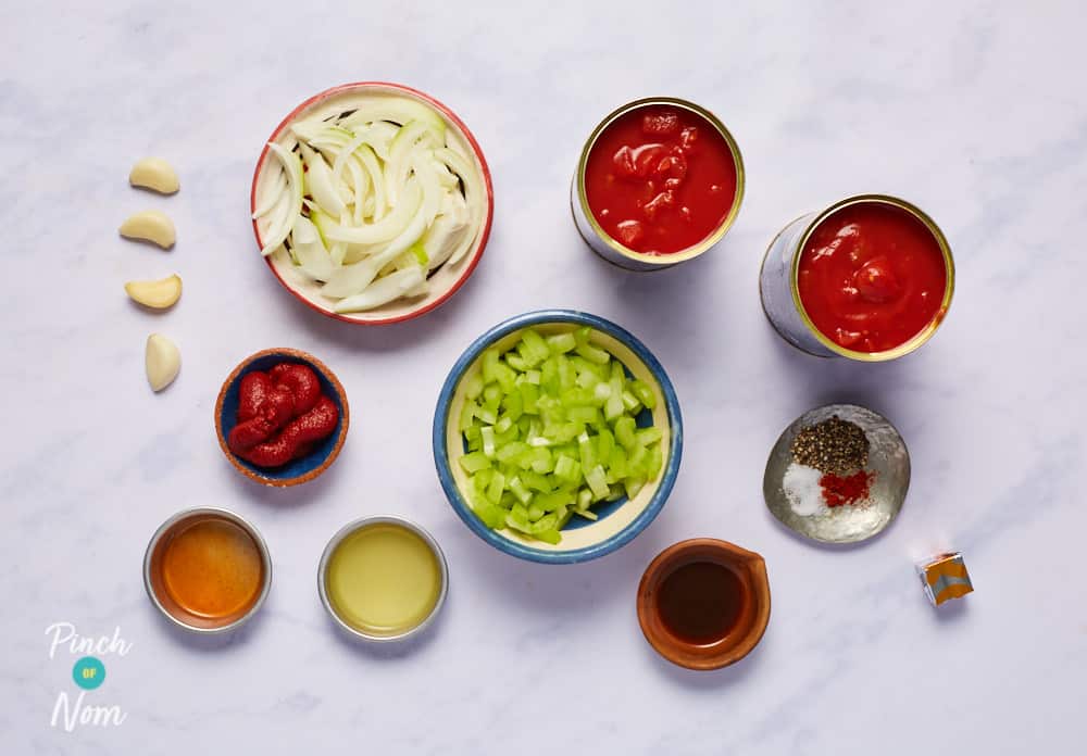 Spicy Tomato Soup - Pinch of Nom Slimming Recipes