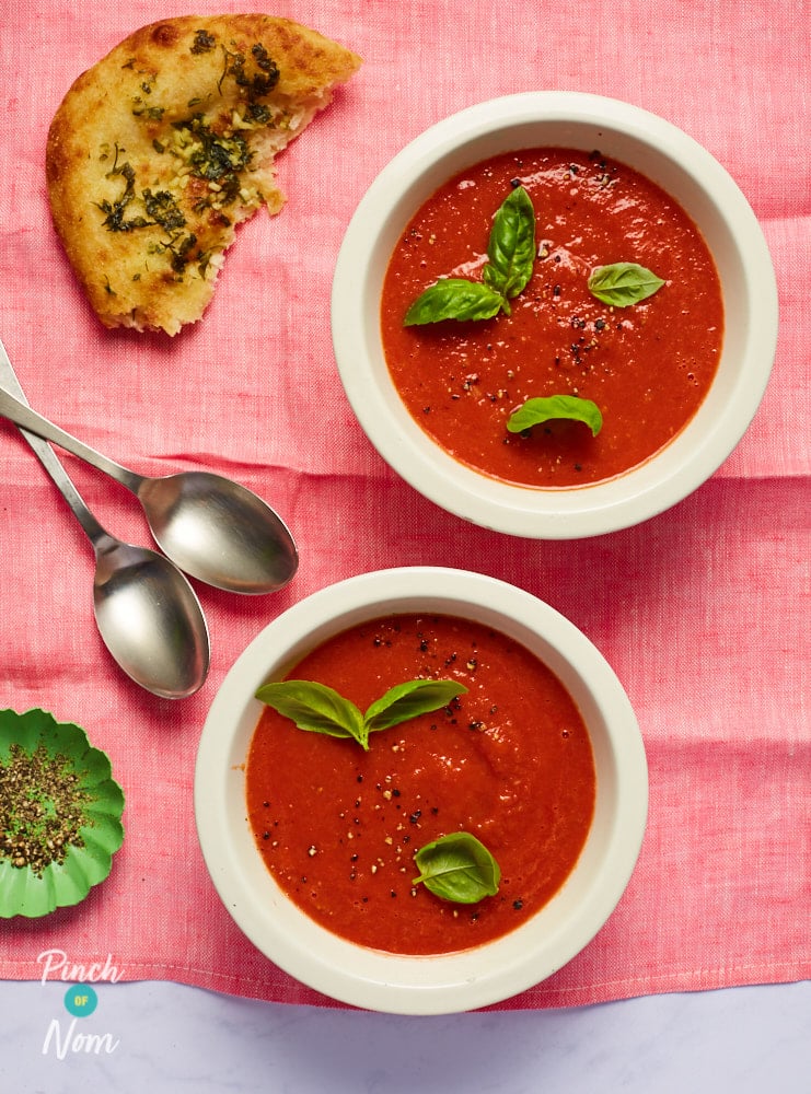 Spicy Tomato Soup - Pinch of Nom Spicy Tomato Soup - Pinch of Nom Slimming Recipes Recipes