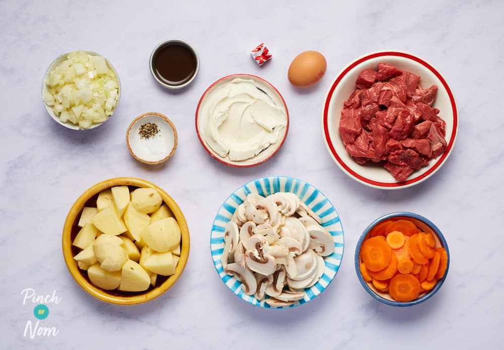 Steak and Pepper Pie - Pinch of Nom Slimming Recipes