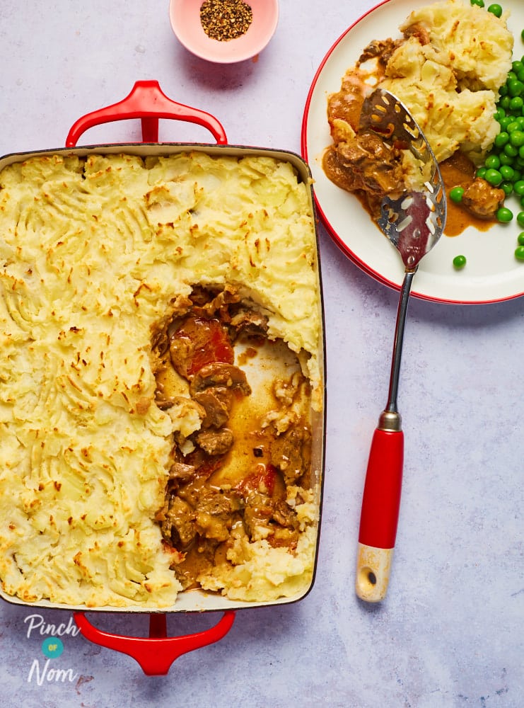 Steak and Pepper Pie - Pinch of Nom Slimming Recipes
