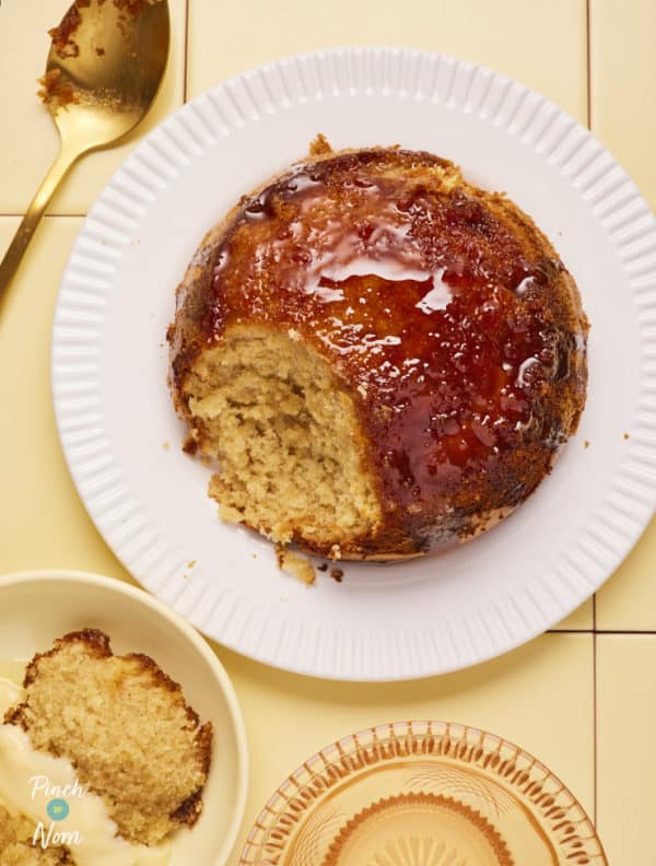 Microwave Ginger Sponge Pudding pinchofnom.com