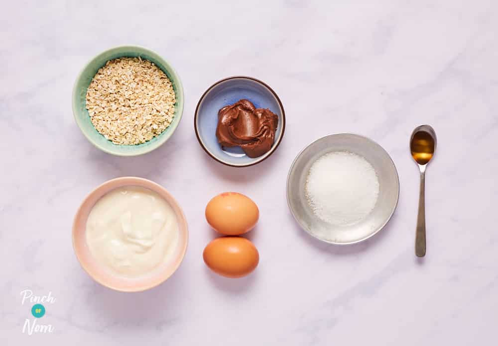 Nutella Baked Oats - Pinch of Nom Slimming Recipes