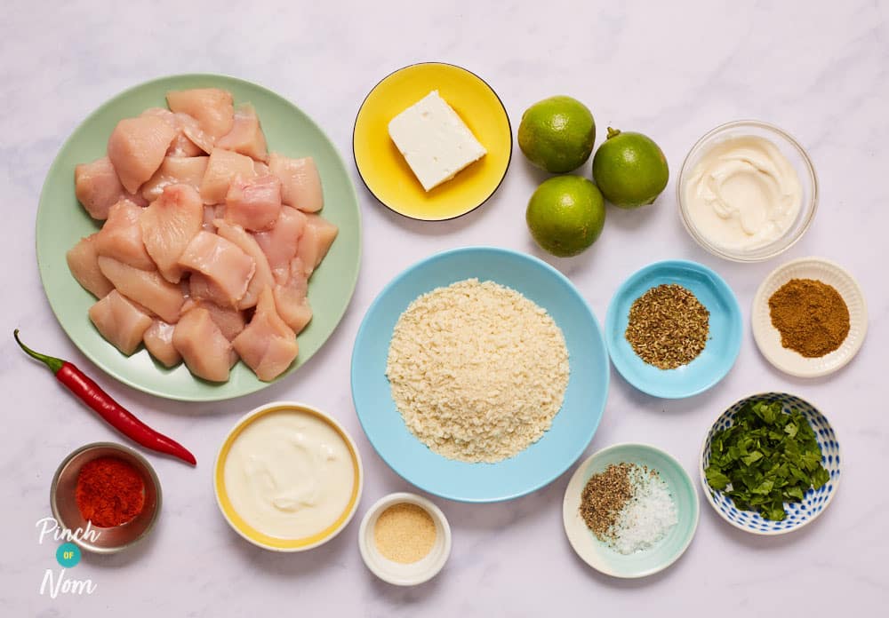 Mexican Chicken Nuggets - Pinch of Nom Slimming Recipes