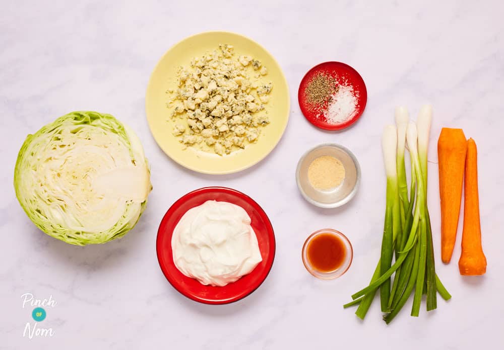 Buffalo Coleslaw - Pinch of Nom Slimming Recipes