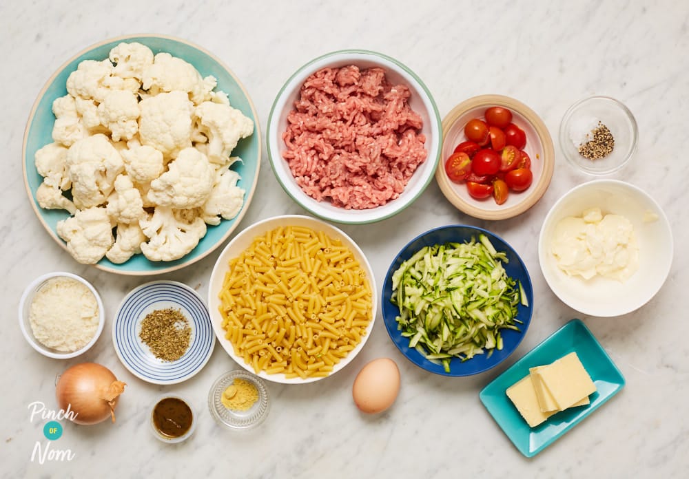 Cheesy Mac N Meatballs - Pinch of Nom Slimming Recipes
