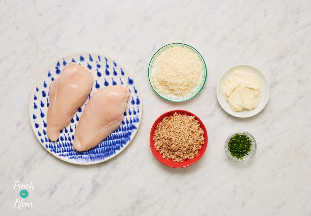 Cheesy Topped Chicken - Pinch of Nom Slimming Recipes