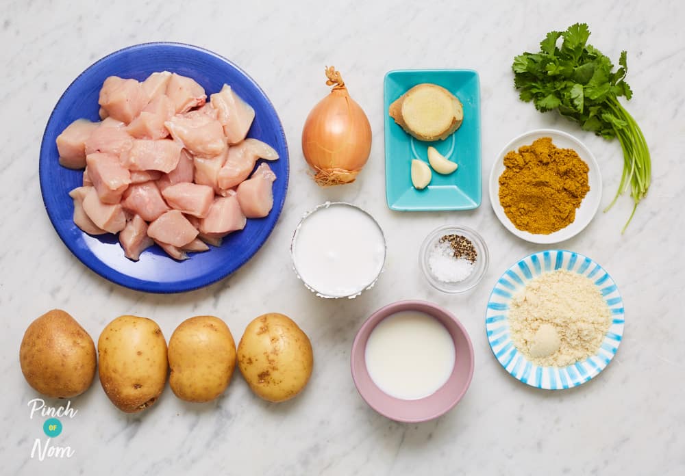 Chicken Korma Pie - Pinch of Nom Slimming Recipes