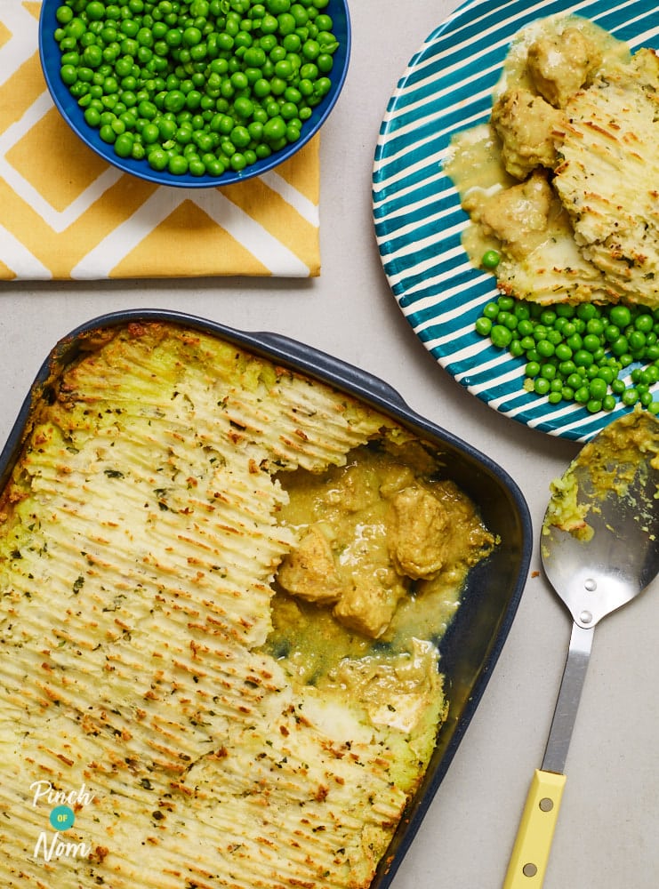 Chicken Korma Pie - Pinch of Nom Slimming Recipes