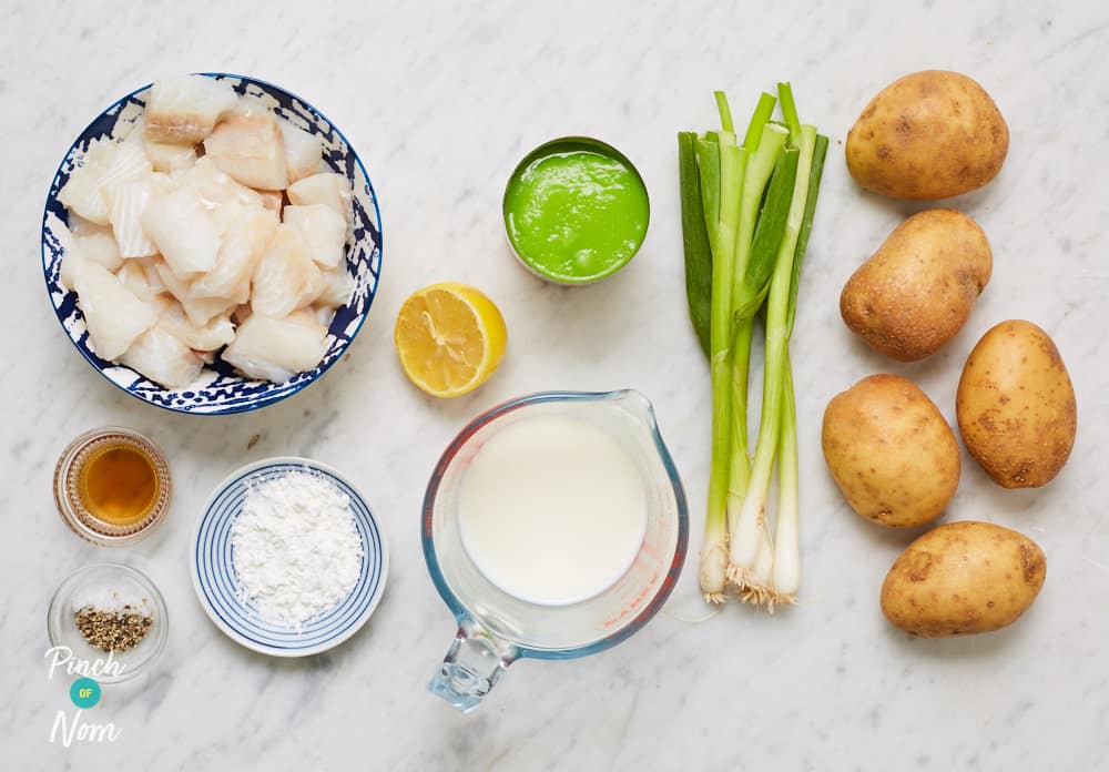 Fish and Chip Pie - Pinch of Nom Slimming Recipes