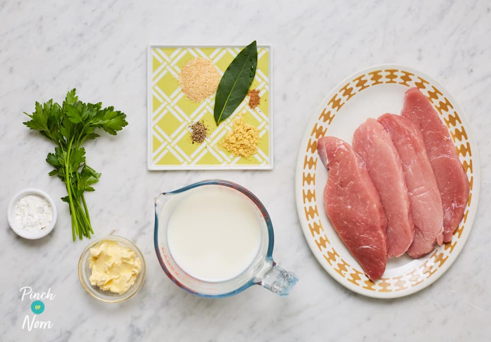 Gammon with Parsley Sauce - Pinch of Nom Slimming Recipes