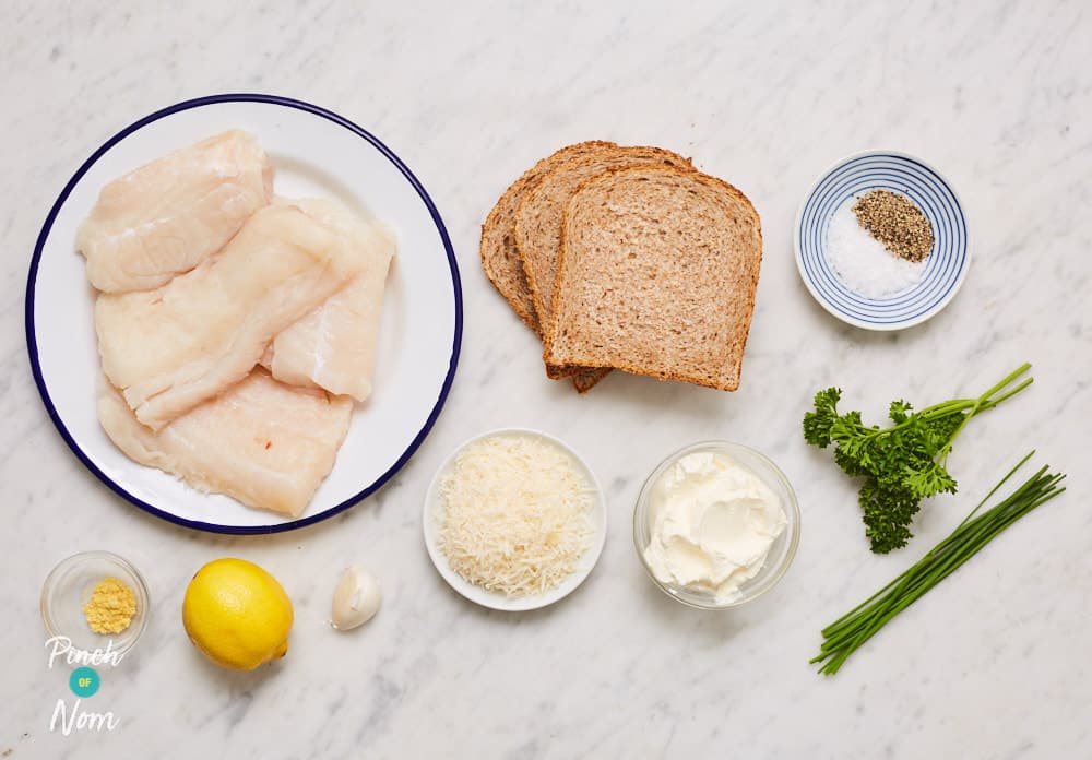 Herb Crusted Cod - Pinch of Nom Slimming Recipes