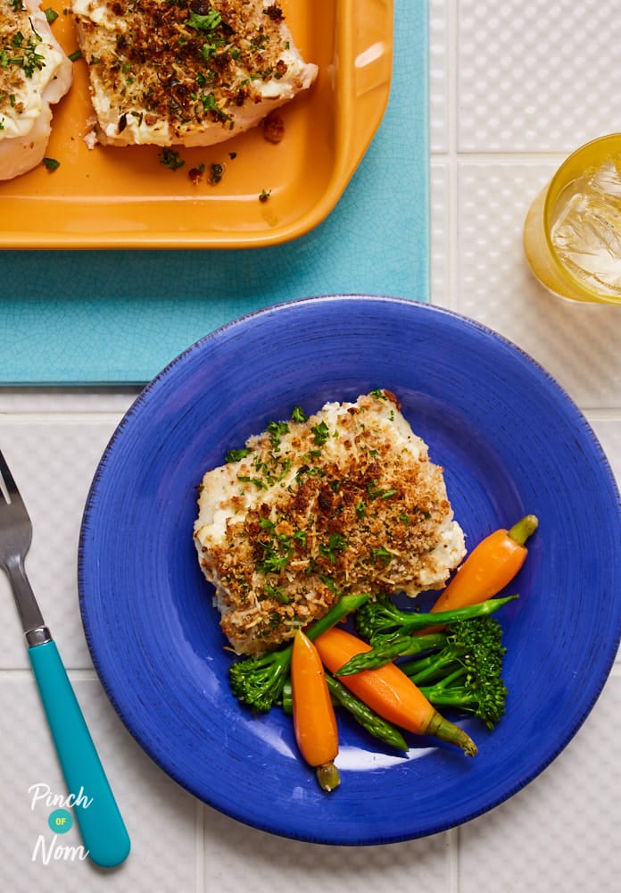 Herb Crusted Cod - Pinch of Nom Slimming Recipes