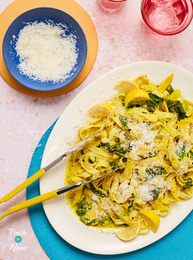 Lemon and Chicken Pasta - Pinch of Nom Slimming Recipes