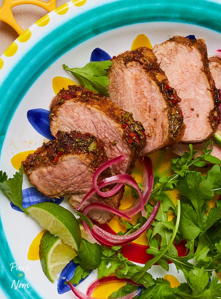 Mexican Pork Fillet - Pinch of Nom Slimming Recipes