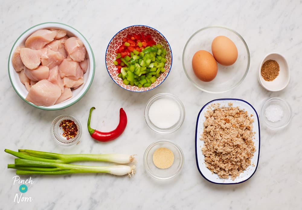 Salt and Pepper Chicken Nuggets - Pinch of Nom Slimming Recipes