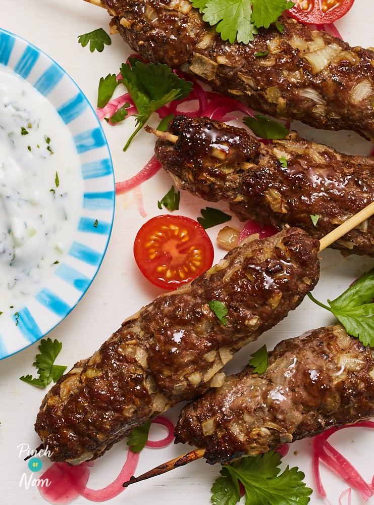 Seekh Kebabs - Pinch of Nom Slimming Recipes
