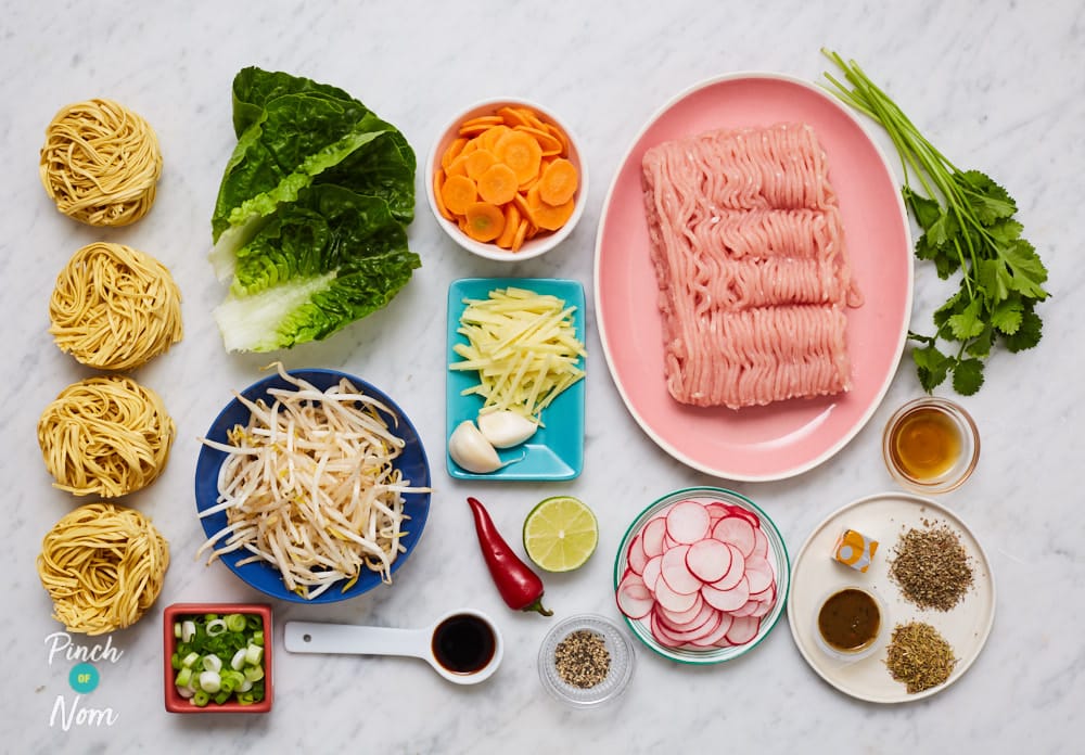 Turkey Bun Cha - Pinch of Nom Slimming Recipes