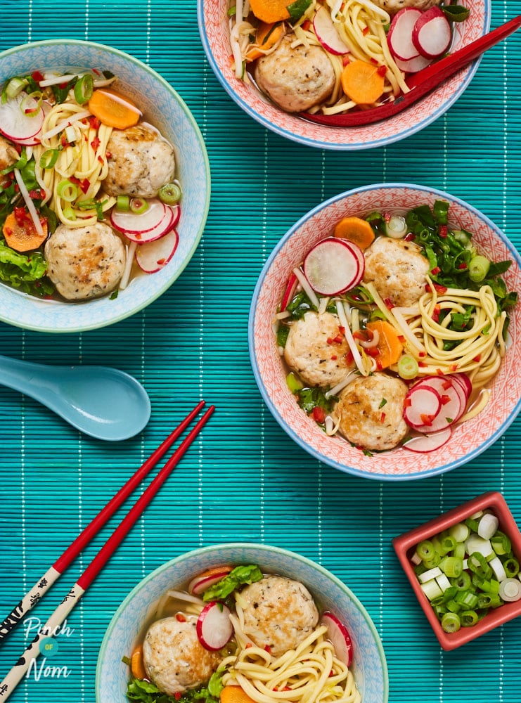 Turkey Bun Cha - Pinch of Nom Slimming Recipes
