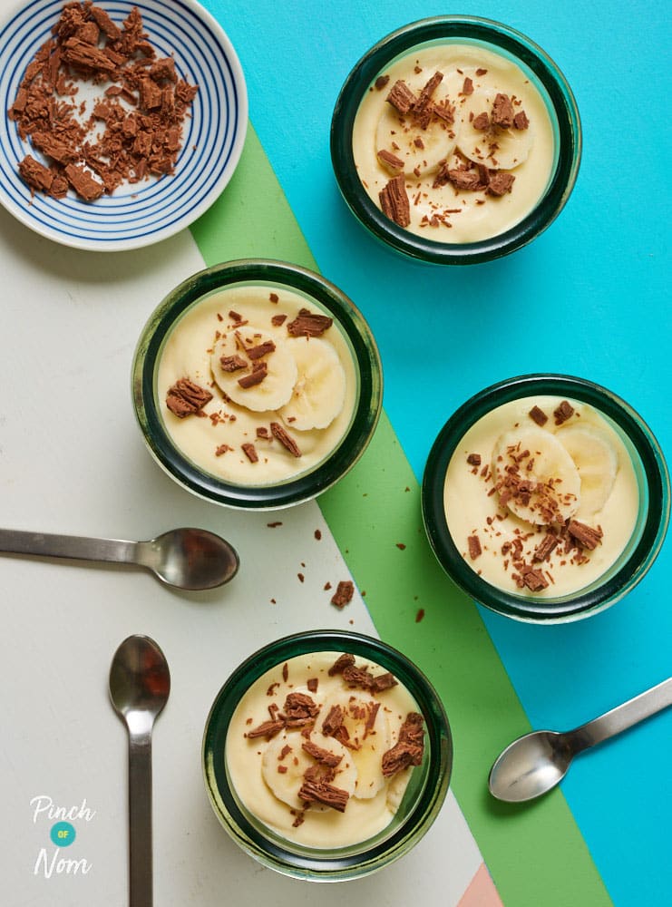Banana Cream Pudding - Pinch of Nom Slimming Recipes