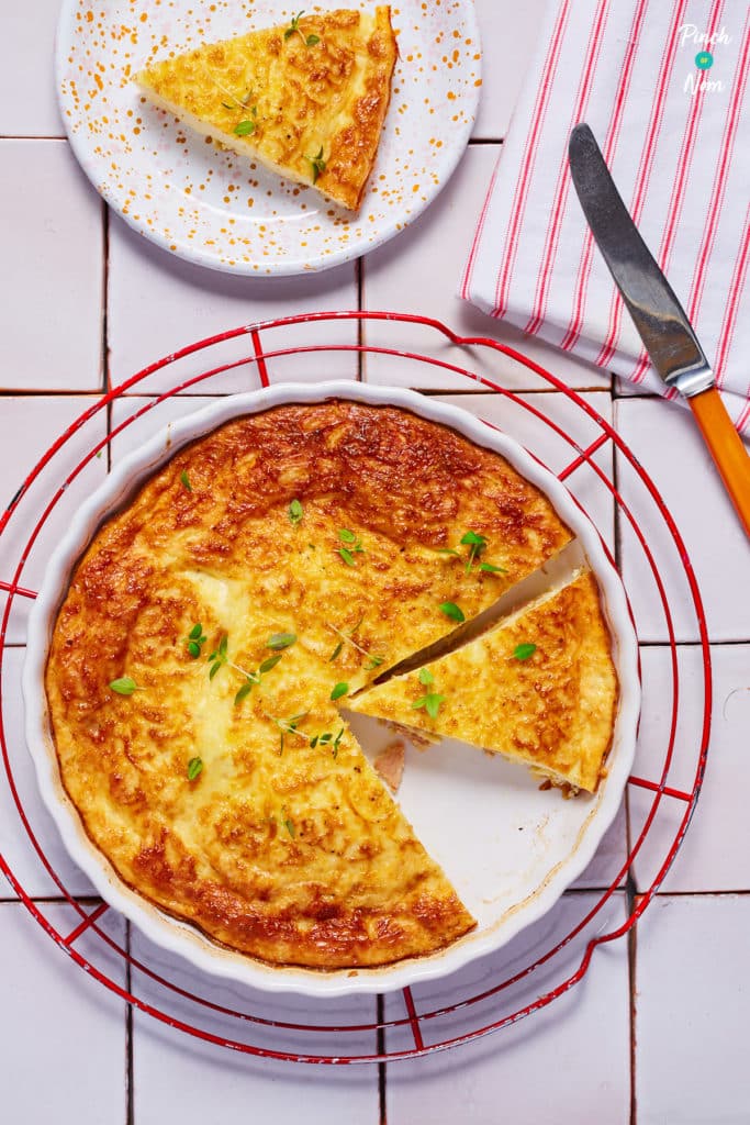 Crustless Quiche Lorraine - Pinch of Nom Slimming Recipes