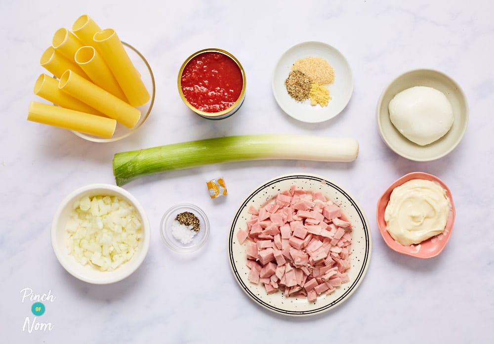 Ham and Leek Cannelloni - Pinch of Nom Slimming Recipes