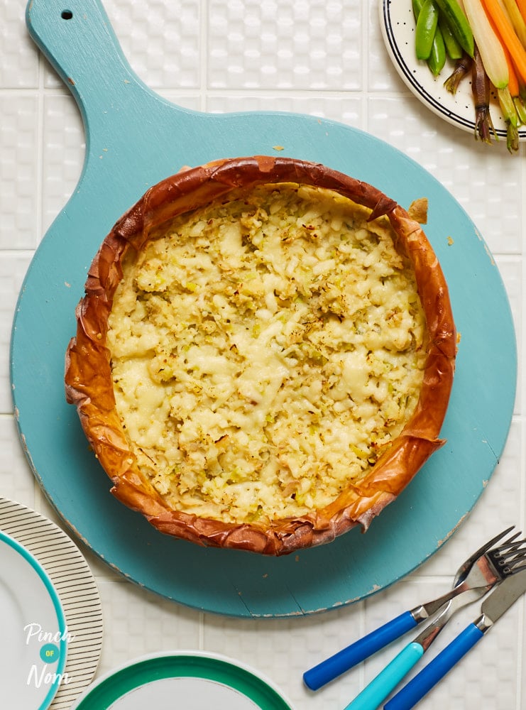 Homity Pie - Pinch of Nom Slimming Recipes